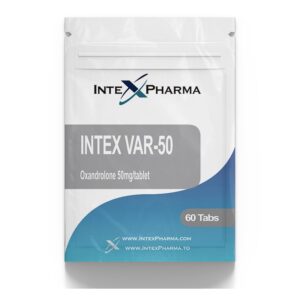 Intex Pharma Anavar 50 – 50mg x 60 tabs (Var50)